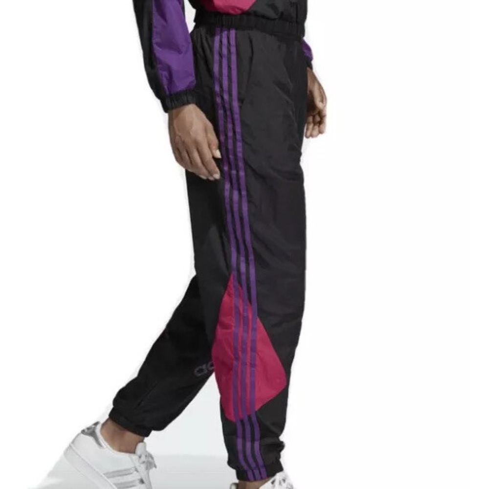 Adidas Originals 90s Retro Lined Nylon Track Pants Womens 2XS EC2176 NWT